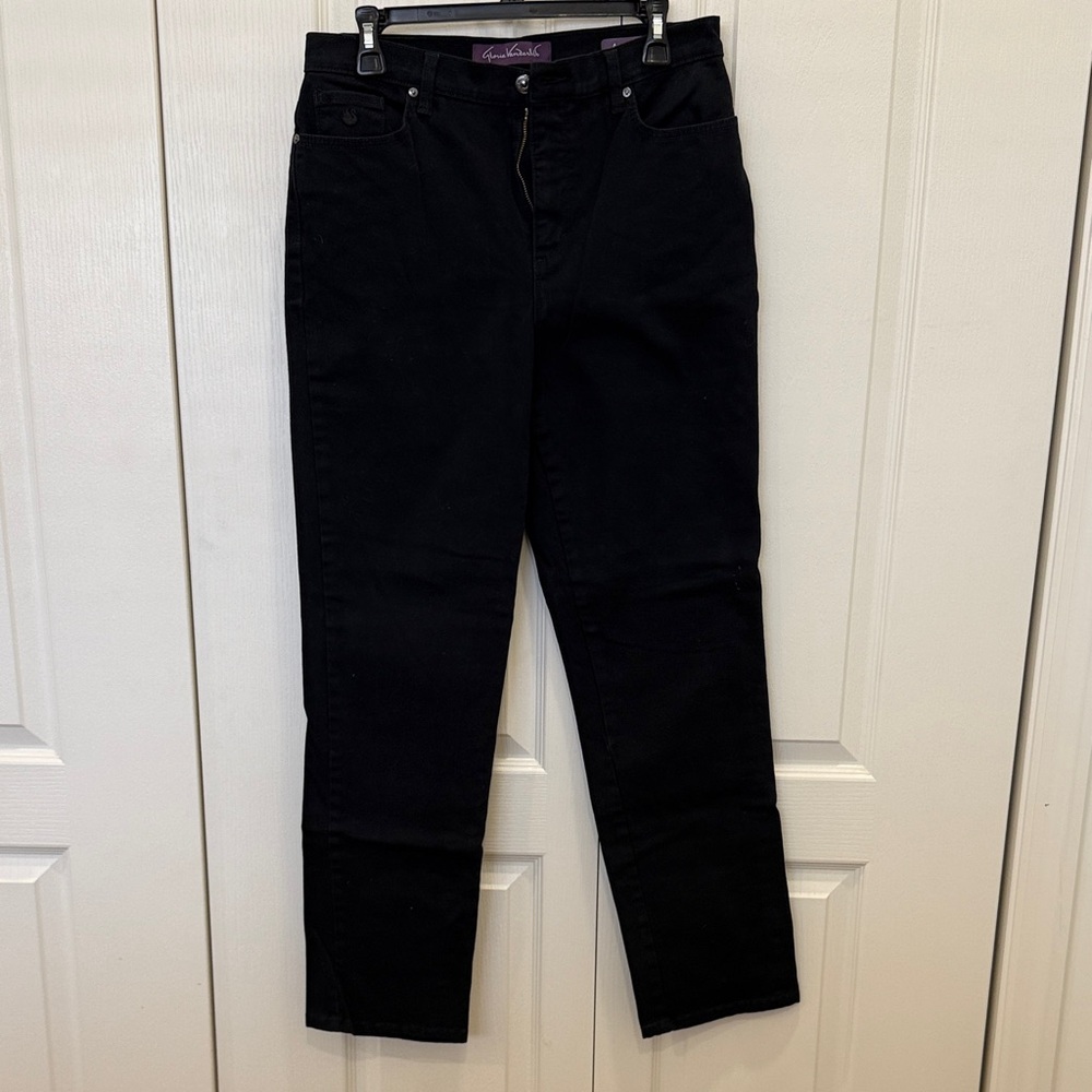Gloria Vanderbilt Black Straight Leg Jeans